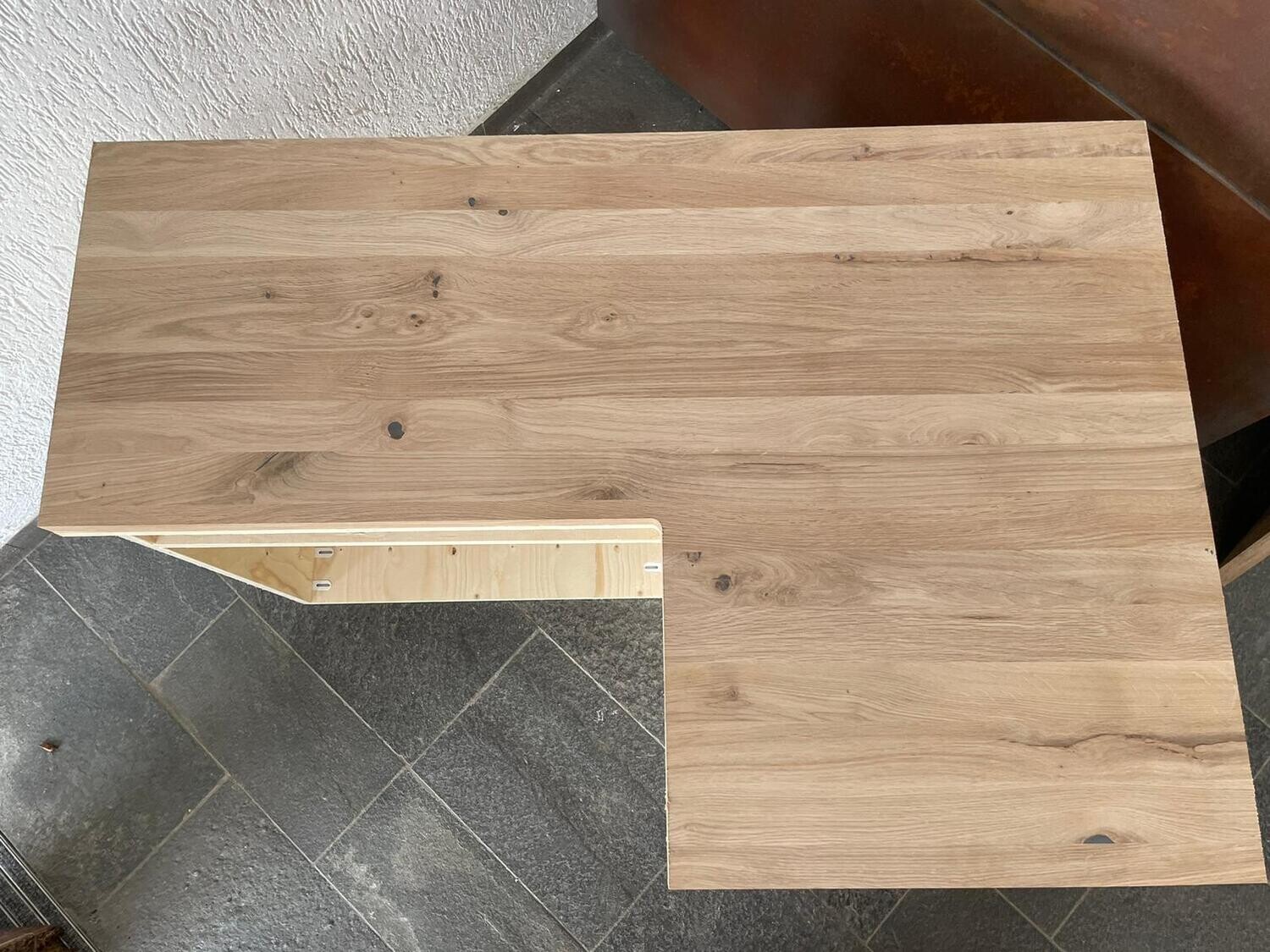 Arbeitsplatte Massivholz Bambus / Eiche