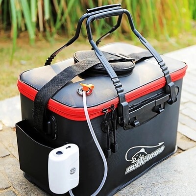 Portable Fishing Storage Boxes Fold Live Fish Bag Organizer Bucket
Free Shipping ( standard shipping, 15-21 days)