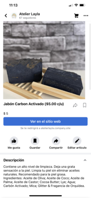 Aguacate / Carbon Activado / Coco / Lavanda / Melon