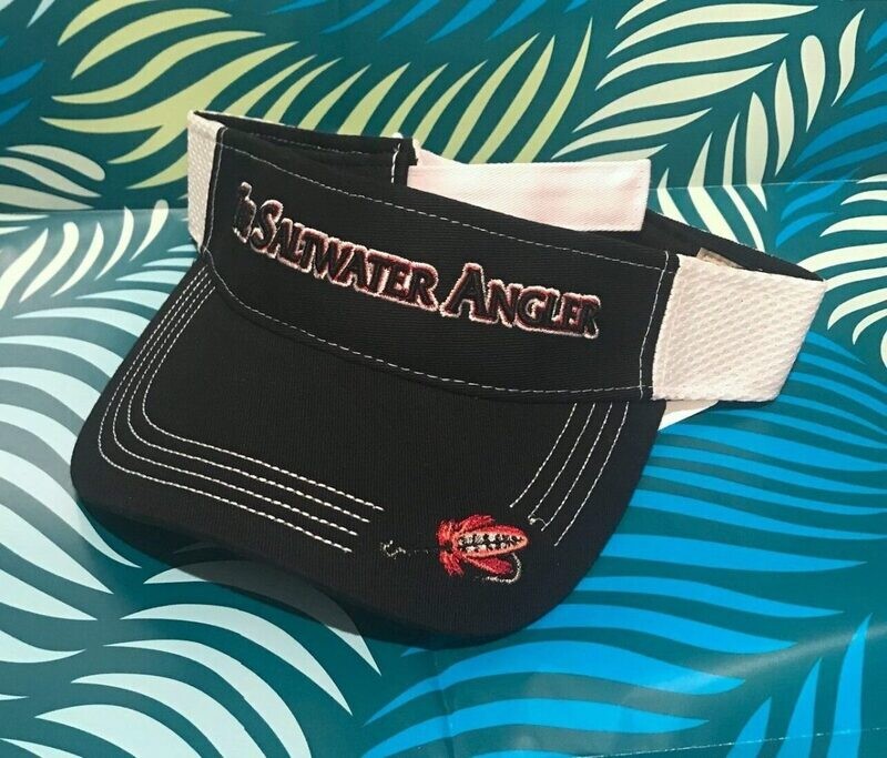 Saltwater Angler Black Visor Saltwater Angler Black Visor