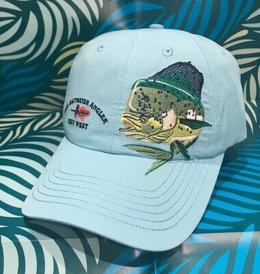 Saltwater Angler Long Bill Logo Cap - Saltwater Angler Apparel