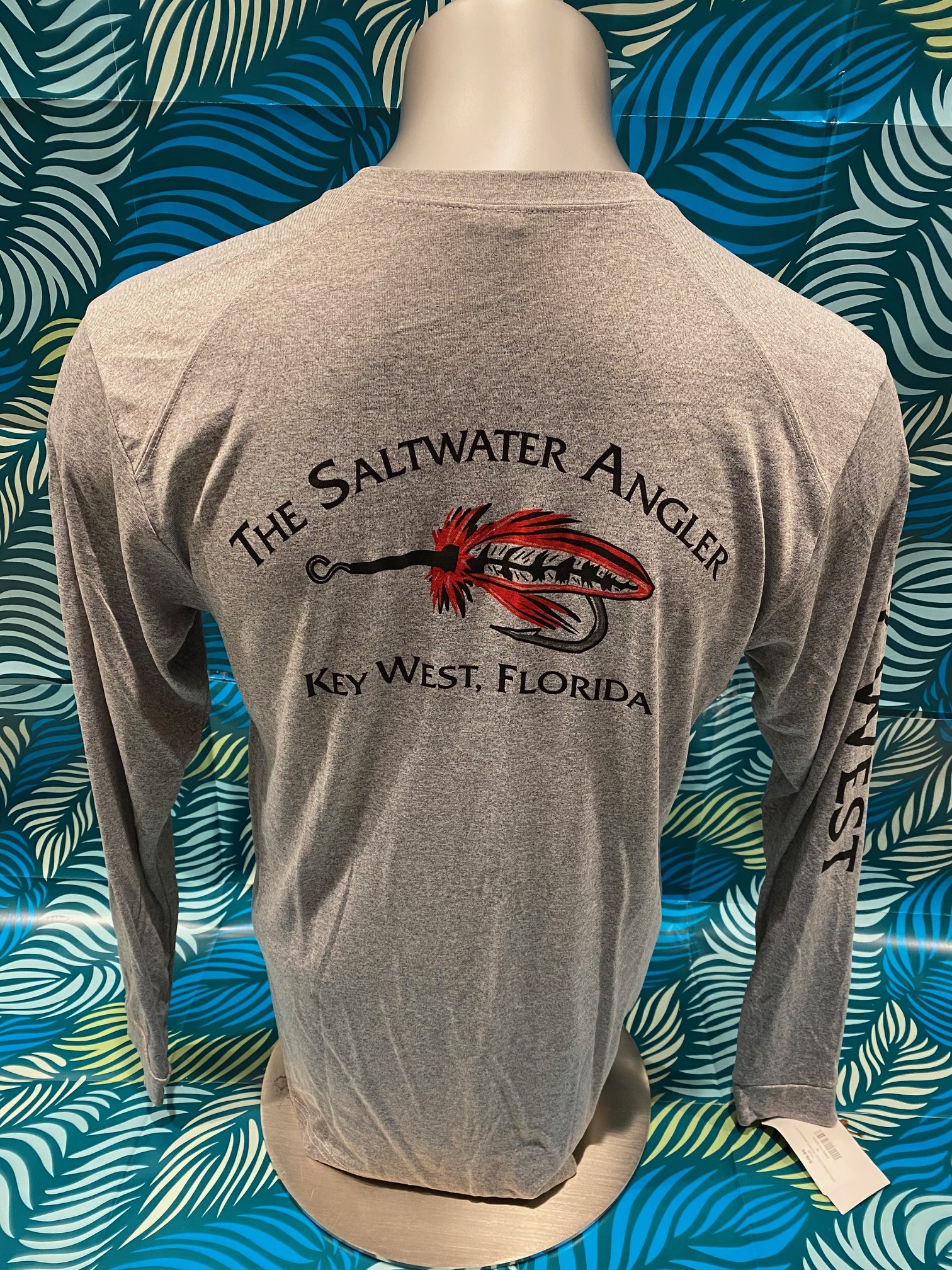 Florida Keys Key West Ocean Boat Sport Fishing Shirt UPF 50 Long Sleeve T- shirt Sun UV Protection Front or Back -  Canada
