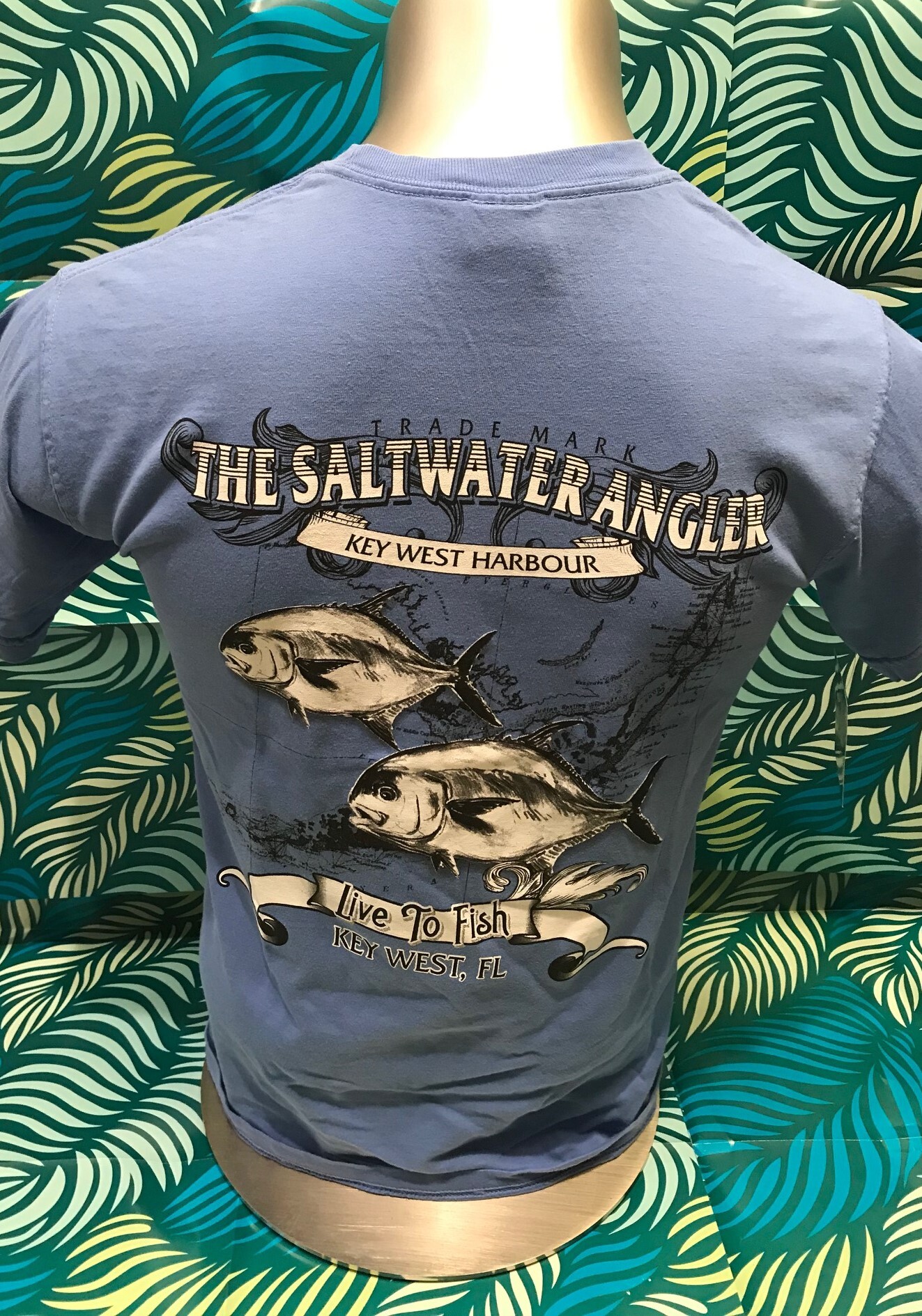 Saltwater Angler Comfort Colors Permit Short Sleeve Shirt - Key West  Fishing, Saltwater Angler Key West, Fish key west