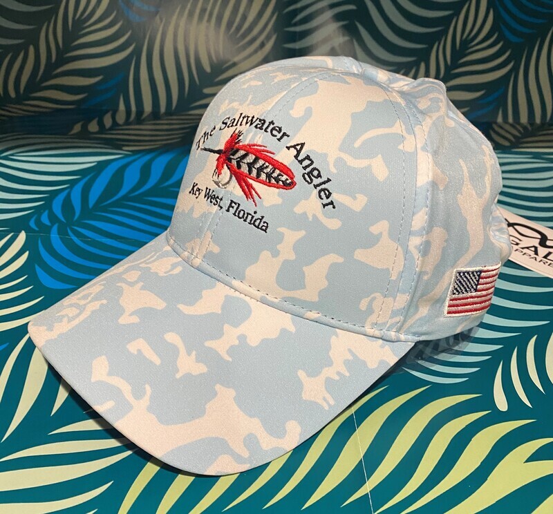 Saltwater Angler Cloud Camo Hat