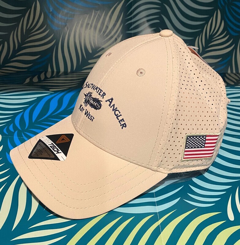 Saltwater Angler Tri-Tech Perforated Hat Saltwater Angler Tri-Tech Perforated Hat