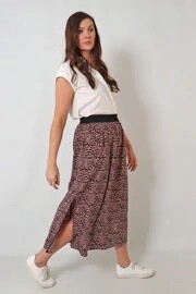 Maxi Skirt - Leopard Print