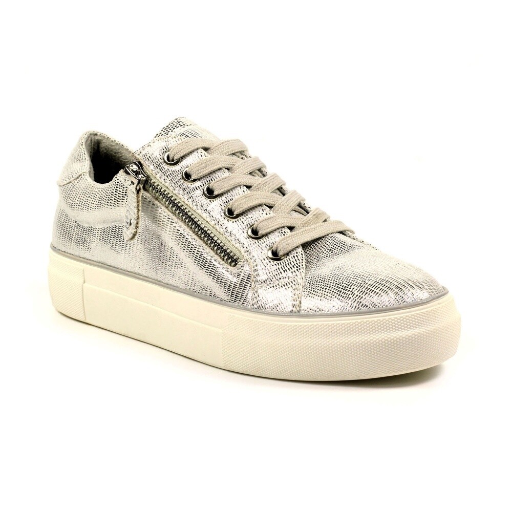Lunar Shimmer Silver Trainers