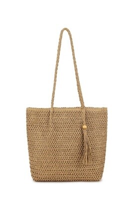 Straw Style Tote Bag