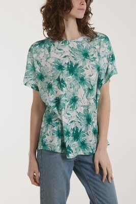 Floral Abstract T Shirt