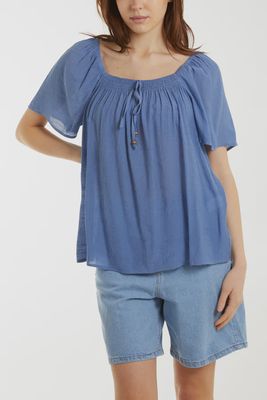 Swing Top - Shirred Neck