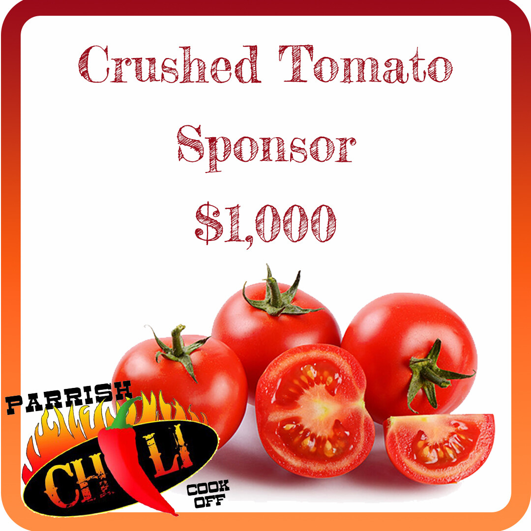 CRUSHED TOMATO SPONSOR - Parrish Heritage Festival & Chili Cook Off