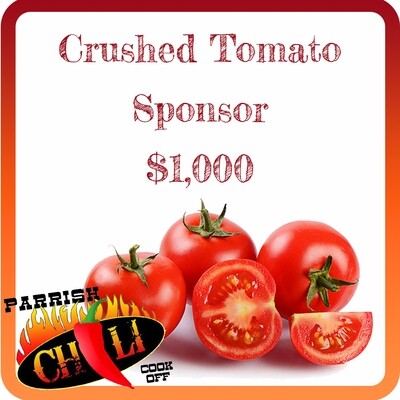CRUSHED TOMATO SPONSOR - Parrish Heritage Festival & Chili Cook Off