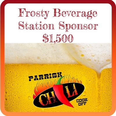 FROSTY BEVERAGE STATION SPONSOR - Parrish Heritage Festival & Chili Cook Off (Exclusive: Only 1 Available)