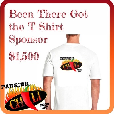 BEEN THERE GOT THE T-SHIRT SPONSOR - Parrish Heritage Festival & Chili Cook Off (Exclusive: Only 1 Available)