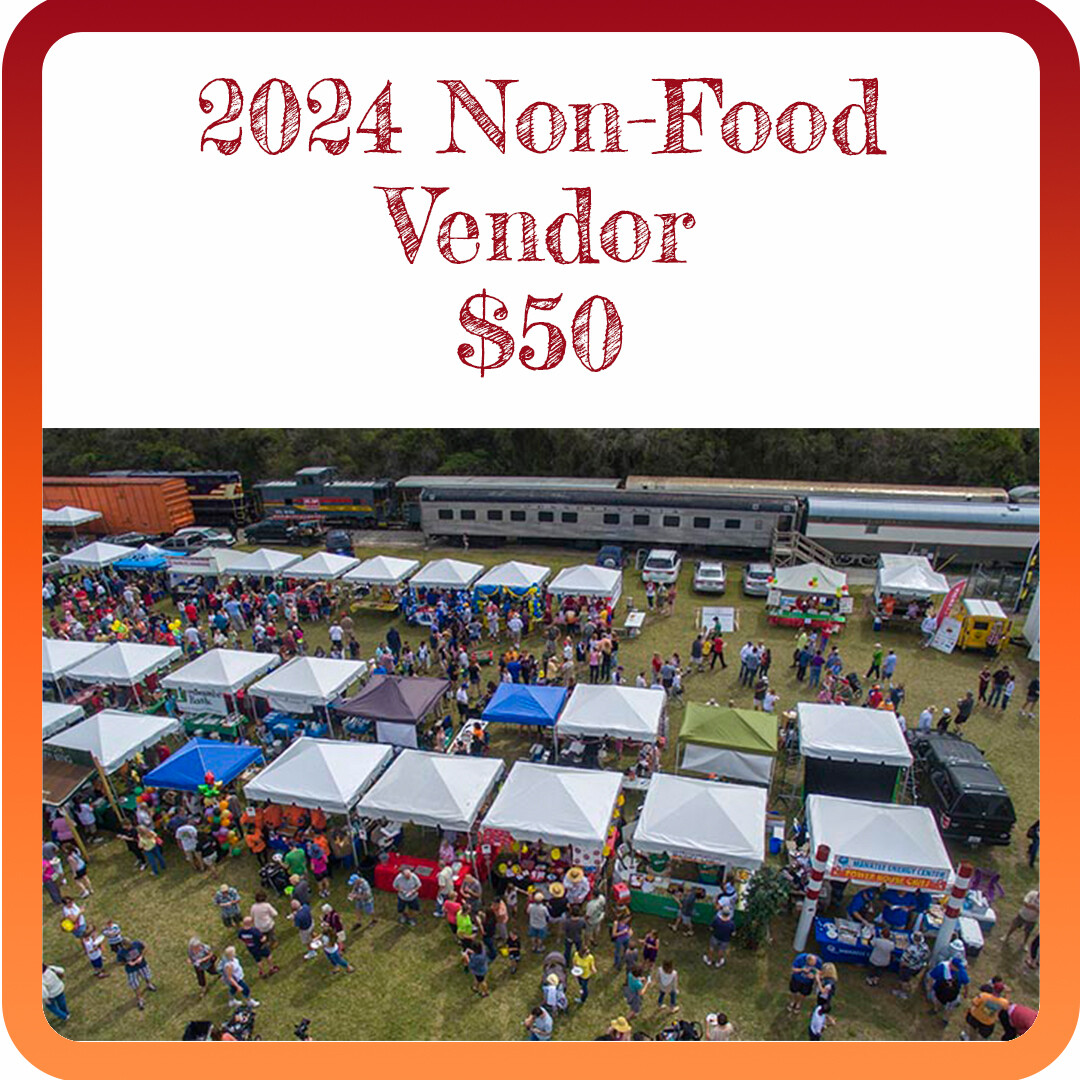 Non-Food Vendor Booth - Parrish Heritage Festival & Chili Cook Off.