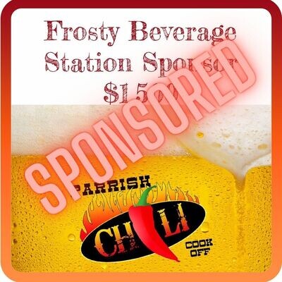 FROSTY BEVERAGE STATION SPONSOR - Parrish Heritage Festival & Chili Cook Off (Exclusive: Only 1 Available)