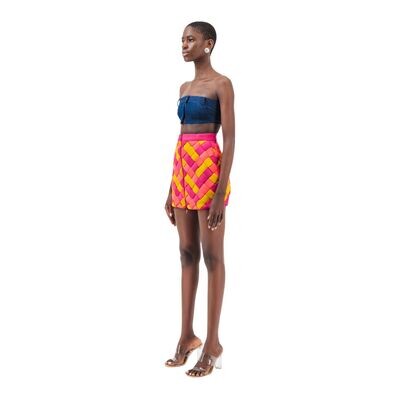 Braided Multicolor Skirt