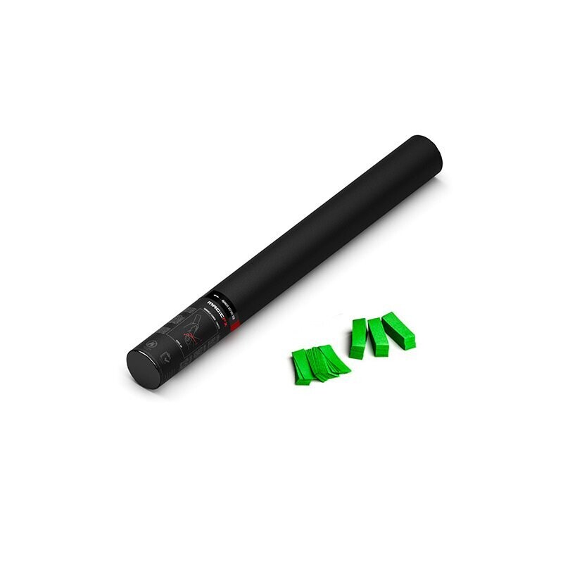 Handbetriebene Konfettikanone Hell-Grün - 50cm