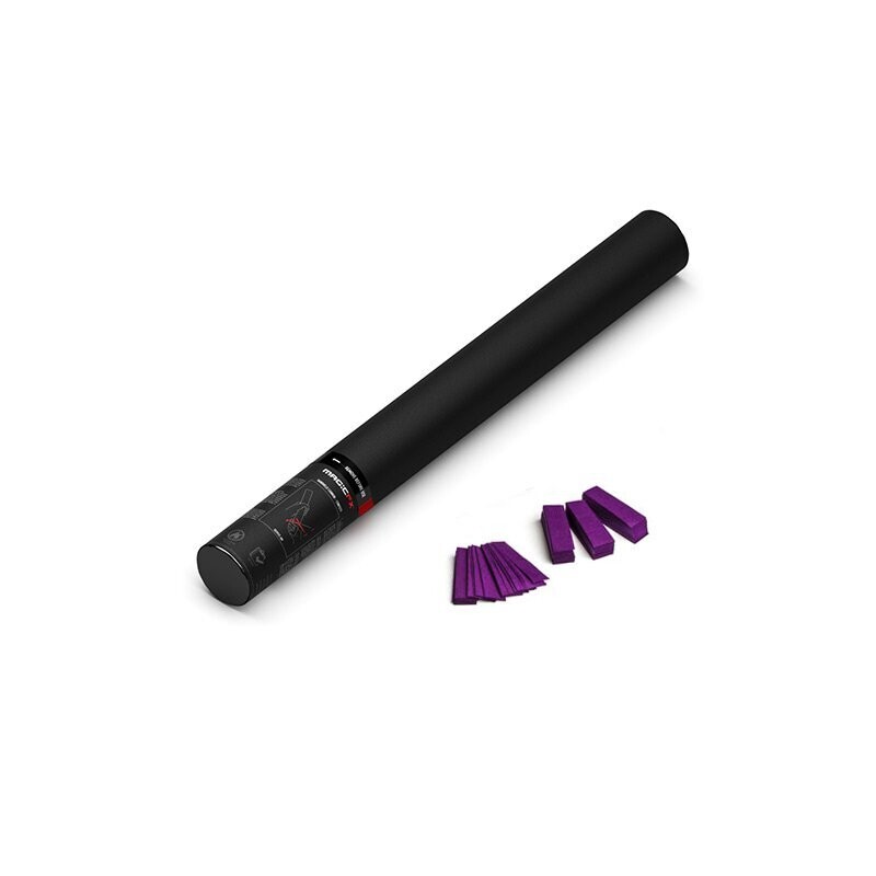 Handbetriebene Konfettikanone Lila - 50cm