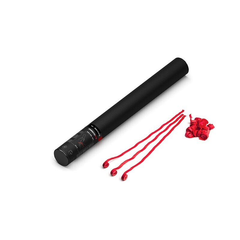 Handbetriebene Streamerkanone Rot - 50cm