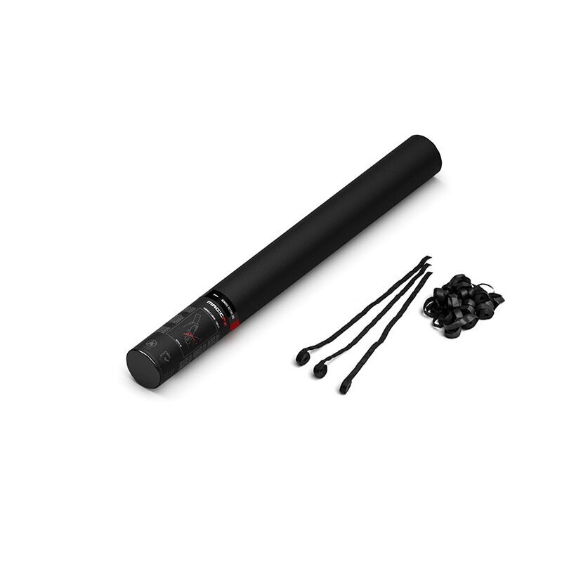 Handbetriebene Streamerkanone Schwarz - 50cm