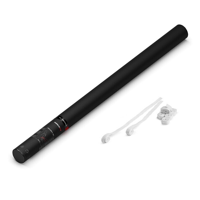 Handbetriebene Streamerkanone Weiss - 80cm