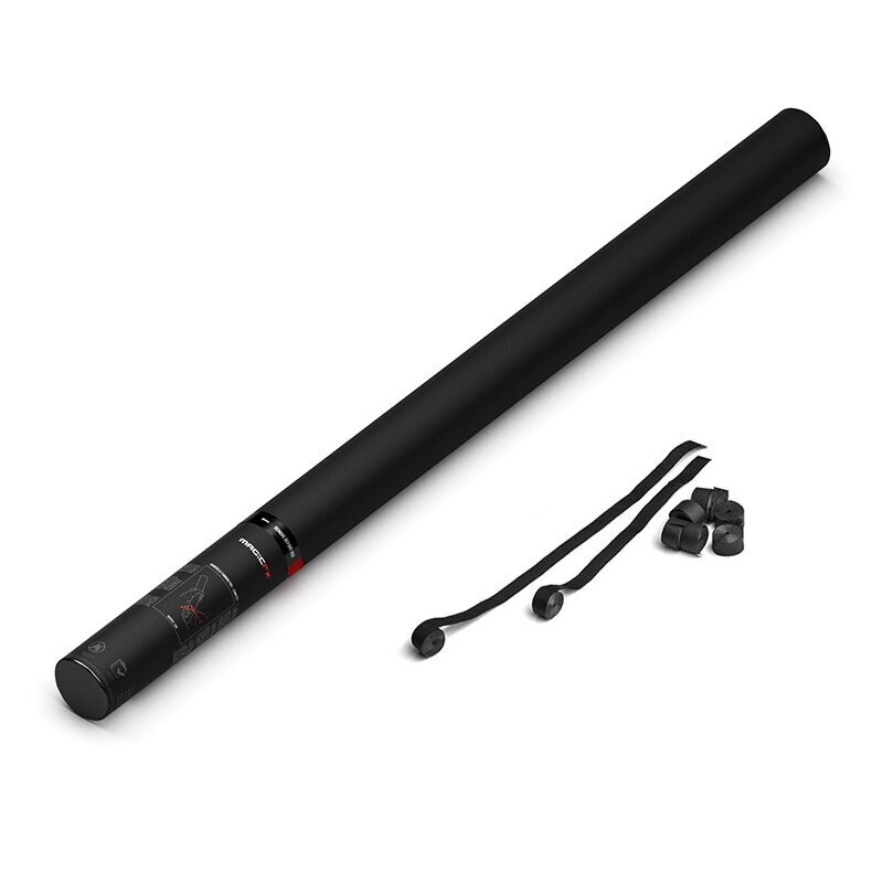 Handbetriebene Streamerkanone Schwarz - 80cm