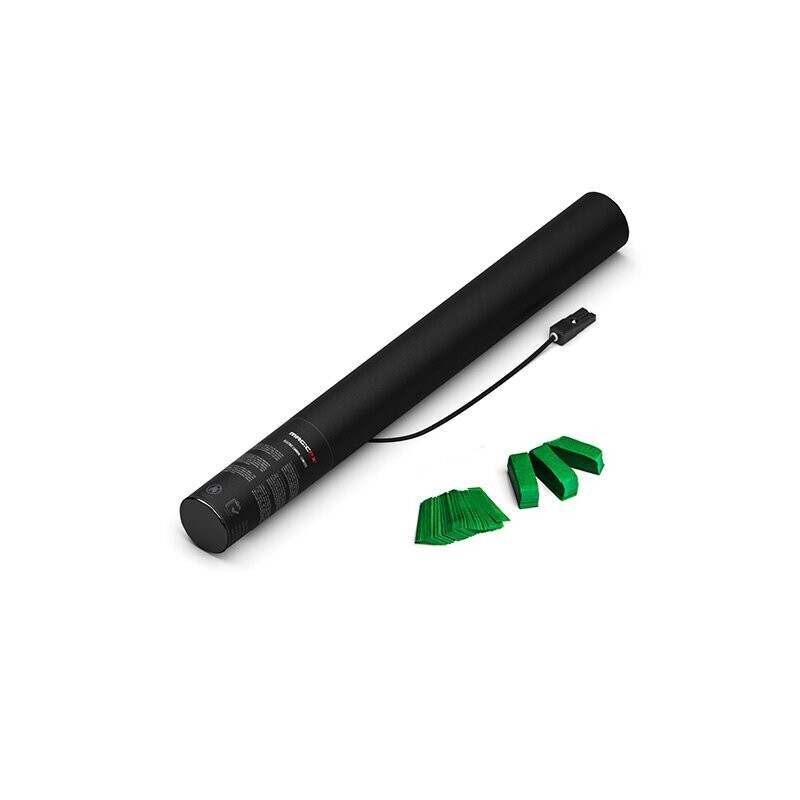 Elektrische Konfettikanone Dunkel-Grün - 50cm