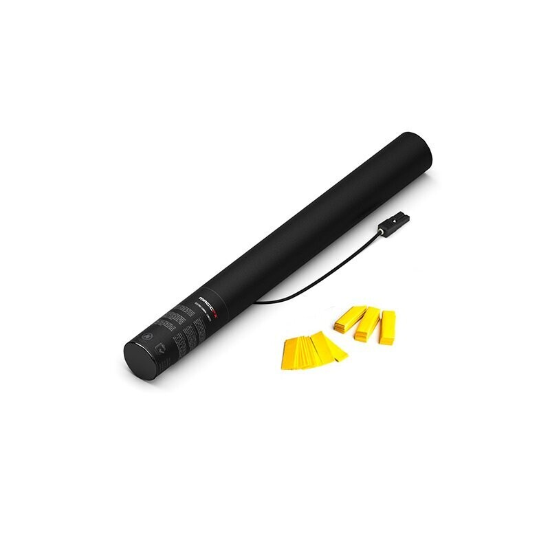 Elektrische Konfettikanone Gelb - 50cm