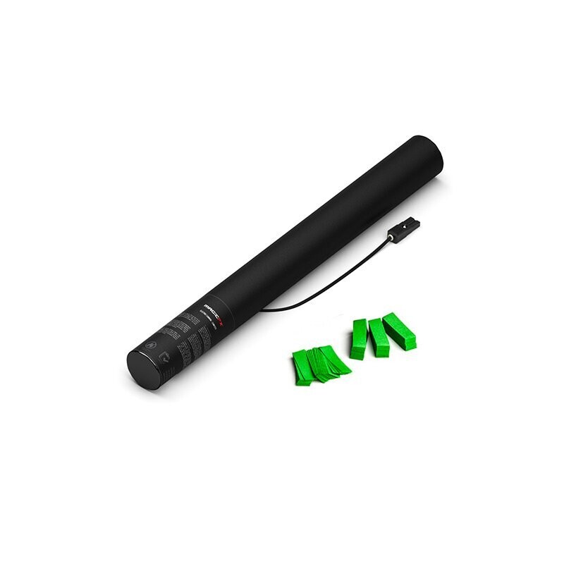 Elektrische Konfettikanone Hell-Grün - 50cm