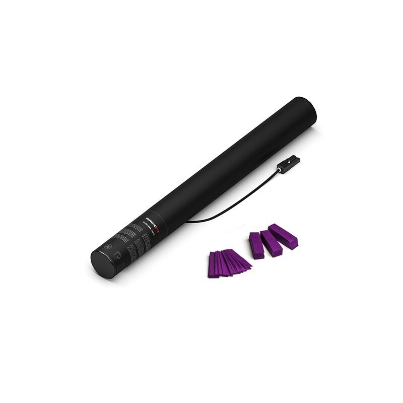 Elektrische Konfettikanone Lila - 50cm
