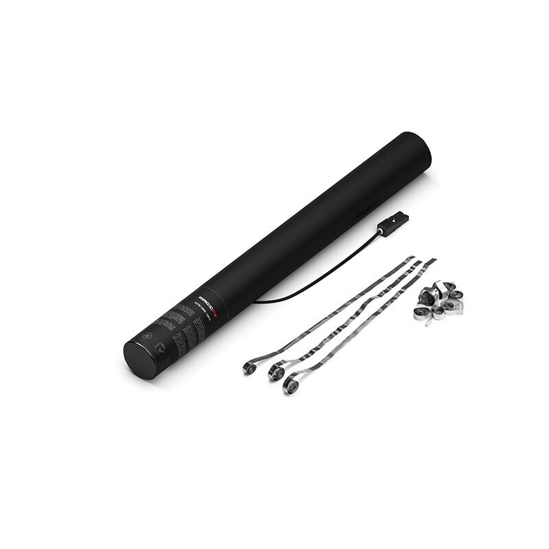 Elektrische Streamerkanone Silber Metallic - 50cm