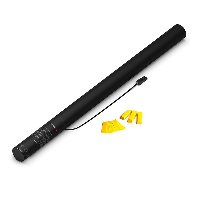 Elektrische Konfettikanone Gelb - 80cm Elektrische Konfettikanone Gelb - 80cm