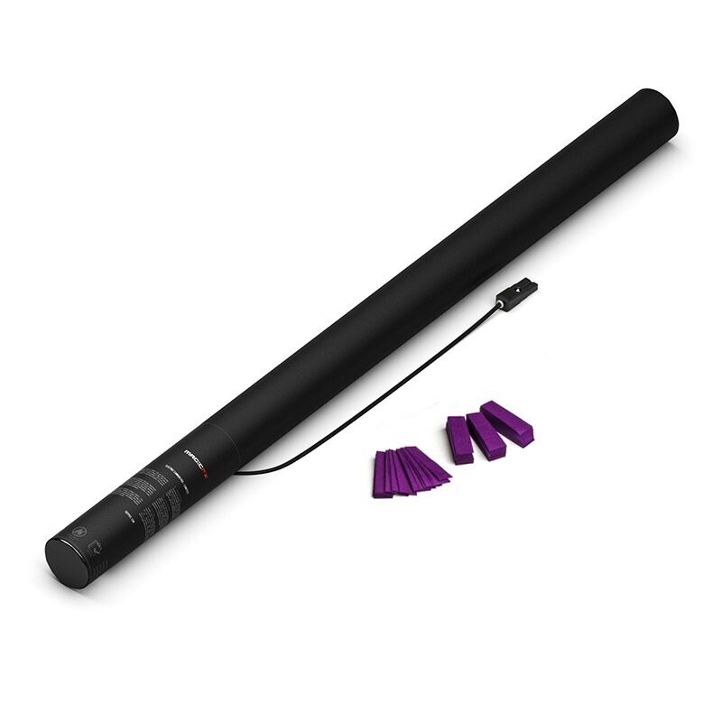 Elektrische Konfettikanone Lila - 80cm