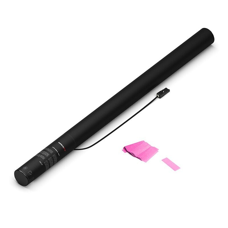 Elektrische UV Konfettikanone Pink - 80cm