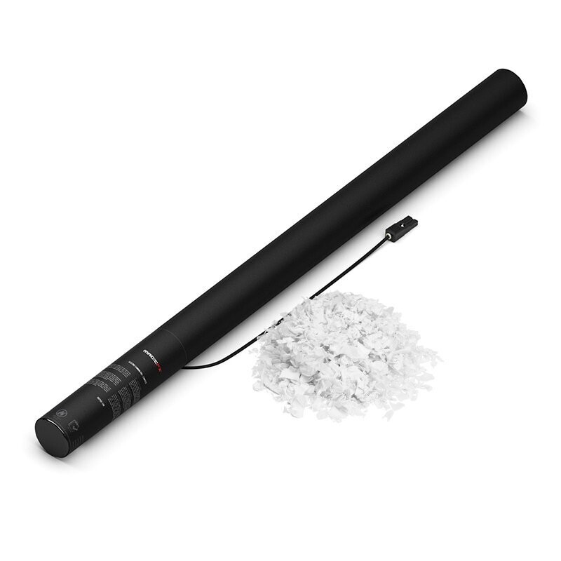 Elektrische Konfettikanone Schneeflocken - 80cm
