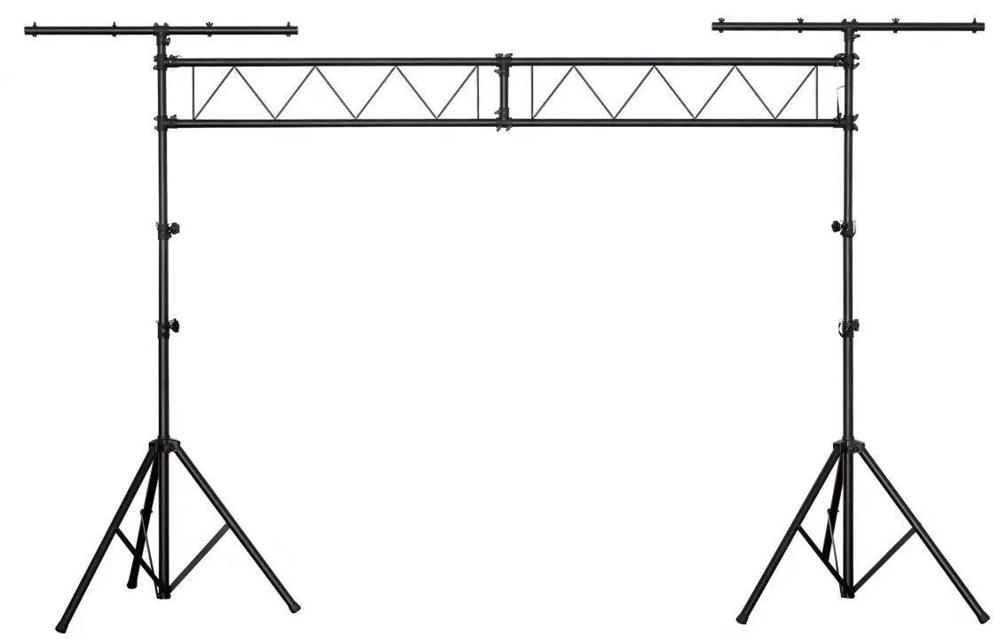 Showlite Traversen-Starter-Set 2x Lichtstativ, 2x Traversen