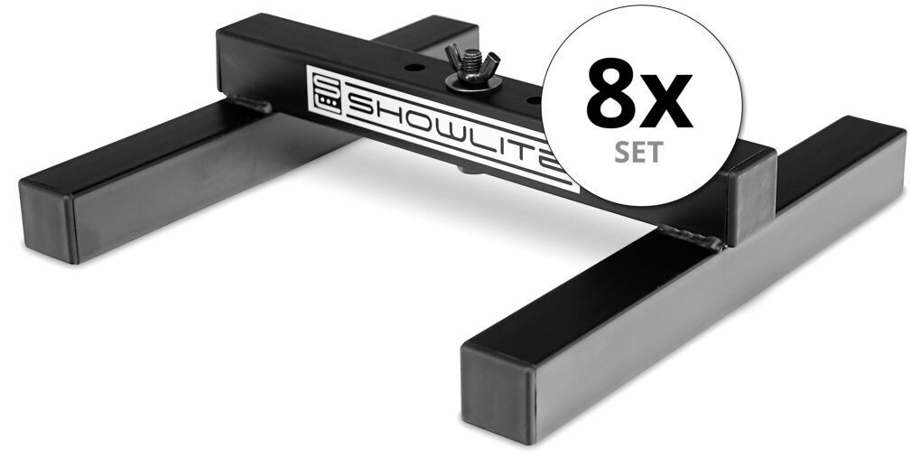8er Set Showlite FLS-10 PAR Licht Bodenstativ 1-fach