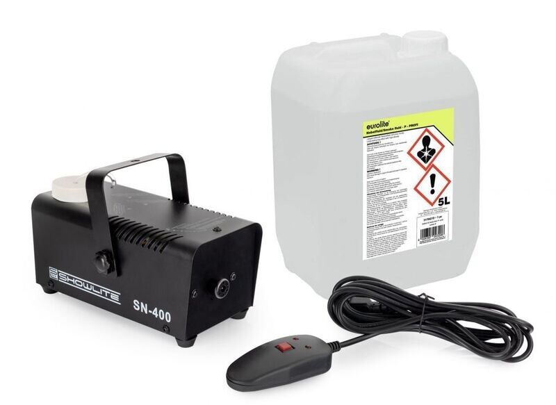 Showlite SN-400 Nebelmaschine + 5L Fluid Set Showlite SN-400 Nebelmaschine + 5L Fluid Set
