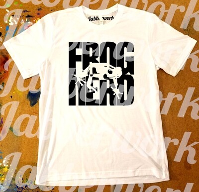 Frog Nerd T Shirt - Original Dart Frog Design - Frog Apparel