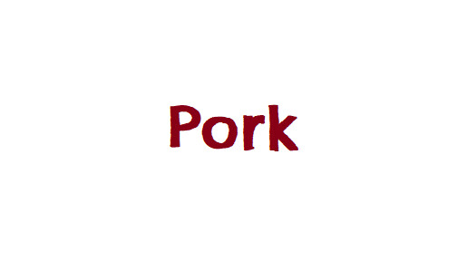 Single Protein: Pork