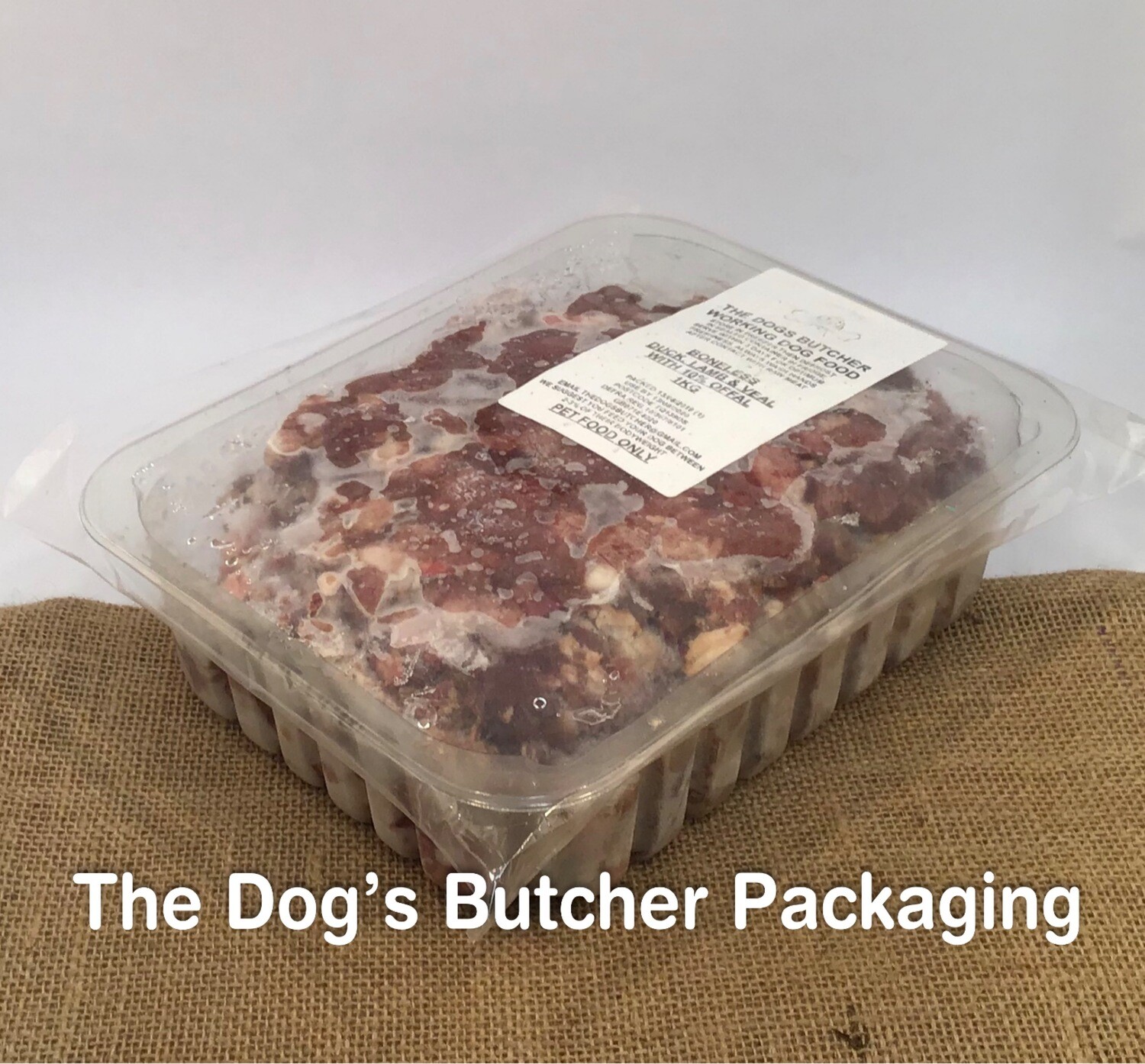 TDB Ox Mince with Whole Rabbit in fur (1kg)