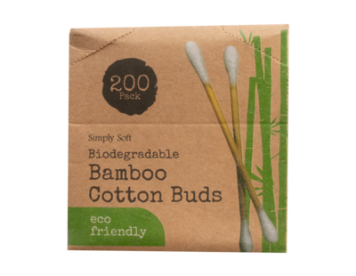 Bamboo Cotton Buds (Pack of 200)