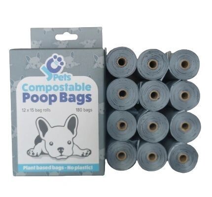 JC Pets Compostable Poo Poop / Waste Bags (plant based)