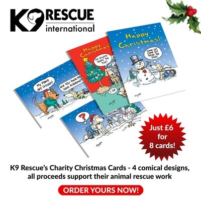 K9 Rescue Christmas Cards (Pack of 8)
