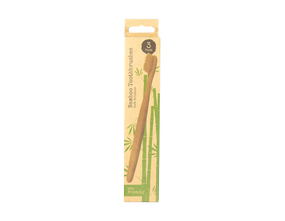 Bamboo Toothbrushes (Pack of 3)