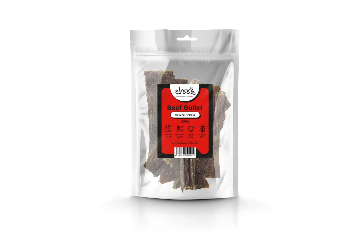 Drool Flat Beef Gullet (200g) Drool Flat Beef Gullet (200g)