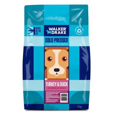 Walker &amp; Drake Cold Pressed DUCK &amp; TURKEY 6kg