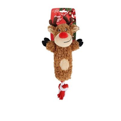 Reindeer Squeaky / Crinkle Plush Toy