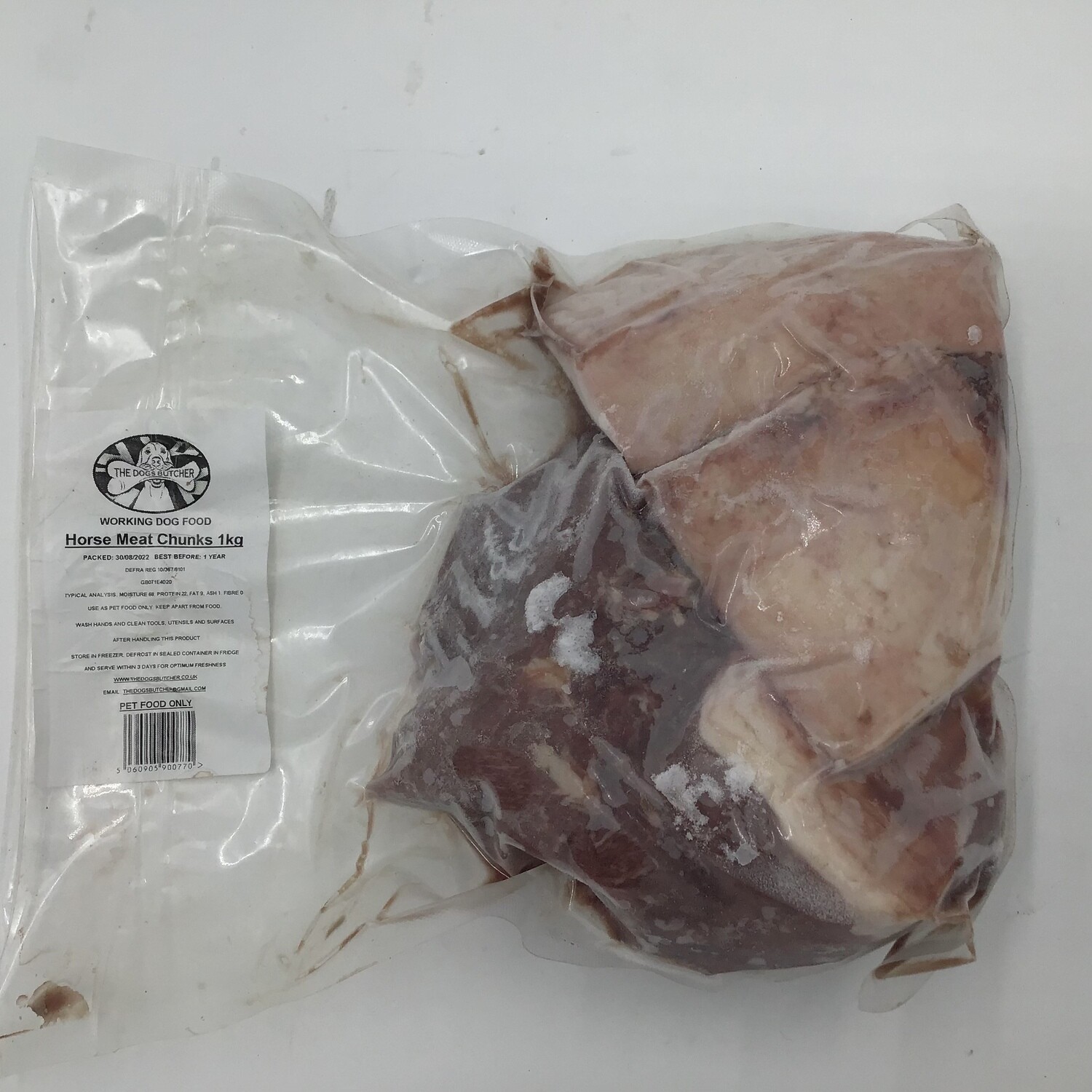 TDB Horse Meat Chunks (1kg)